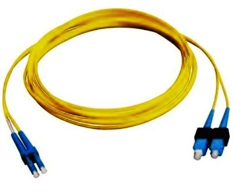AX201183 Fiber jumper LC-SC SM OS duplex yellow 8 mtrs Belden
