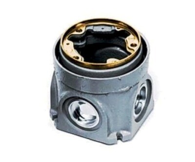 B2519 Box for floor concrete round deep Multi-use HUBBELL