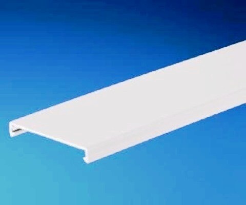 C1WH6 Raceway Panduct type C cover 1&quot;W x 6FT white Panduit