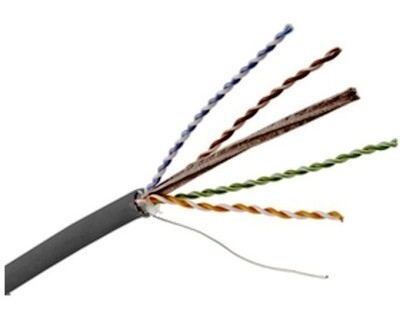 C6ASRGY Cable CAT6A 1000FT AWG23 UTP CMR (RISER) nextspeed 10GB gray spool Hubbell