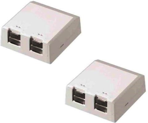 CBXS2IW-A Surface mount box 2PTO white Panduit