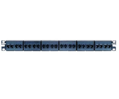 CP245E88BLY Patch panel 24 PTO CAT5E 1U black Panduit