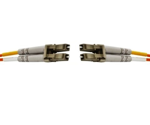 DFPCLCLCS1SMZ Fiber jumper LC-LC SM duplex yellow LZOH 1 mtrs Hubbell