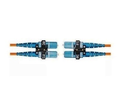 DFPCSCSCE5MM Fiber jumper SC-SC MM OM3 duplex 50/125 aqua 10G 5 mtrs Hubbell