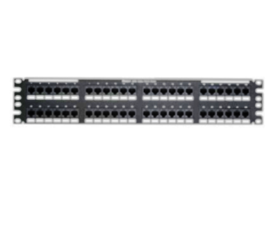 DP486X88TGY Patch panel 48 PTO CAT6A 2U black Panduit