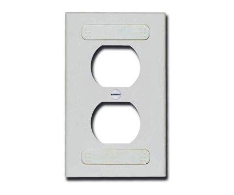 DP-S-01 Faceplate 1 gang 1 duplex black Siemon
