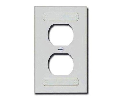 DP-S-01 Faceplate 1 gang 1 duplex black Siemon