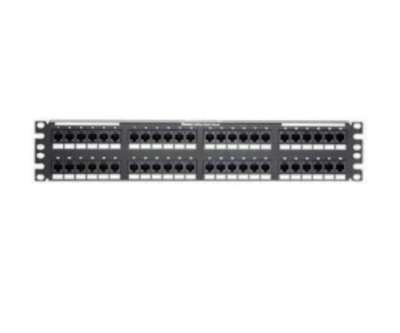 DP485E88TGY Patch panel 48 PTO CAT5E 2U black Panduit