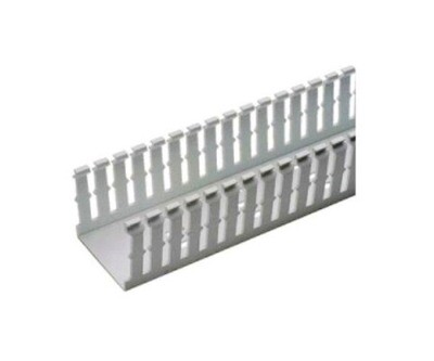 F1X4WH6 Raceway duct narrow slot 1W x 4H x 6FT white Panduit