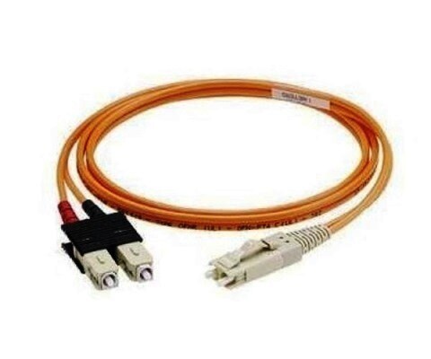 F5E3-10M5Y Fiber jumper LC-SC MM OM2 duplex 50/125 aqua 5 mtrs Panduit