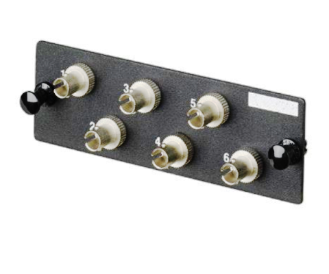 FAP6WST Panel F.O. 6 ST MM (6 simplex) FAP adapters broze Panduit