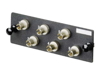 FAP6WST Panel F.O. 6 ST MM (6 simplex) FAP adapters broze Panduit