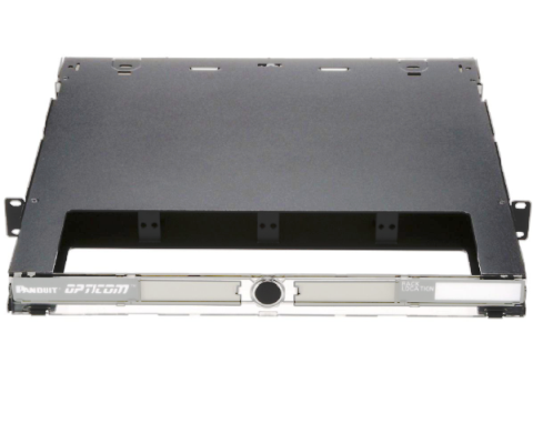 FCE1U Patch panel F.O. 4 FAP or FMP QuickNet 1U black Panduit