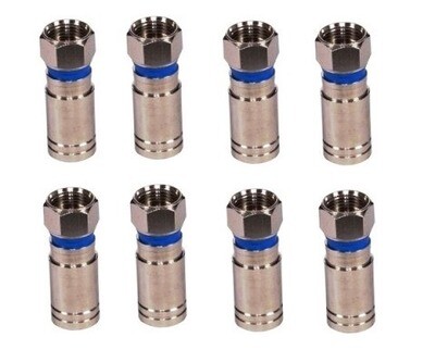 FRG625 Connector F compression for RG6 PK25 Hubbell