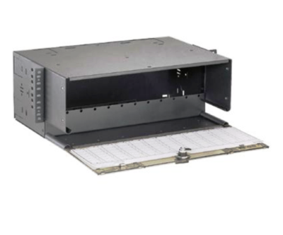 FRME4 Patch panel F.O. 12 FAP or FMP 6.62"H x 17.16"W x 11.80"D 4U black Panduit