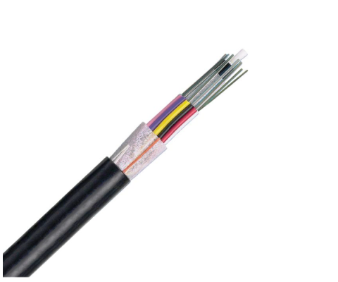 FSTN924 Cable F.O. 24 fiber SM OS1/OS2 9/125 outside plant stranded cable black Rollo de 1000 Mtrs Panduit