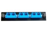 FSPSCD3 Panel F.O. 3 SC duplex adapters blue Hubbell