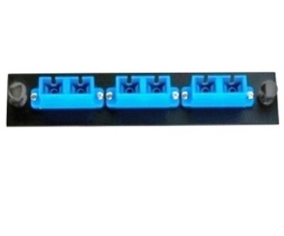 FSPSCD3 Panel F.O. 3 SC duplex adapters blue Hubbell