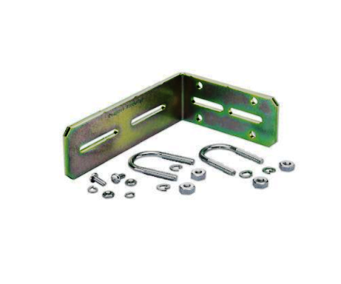 FUSB FiberRunner and Fiber-Duct brackets for 2x2 and 4x4 channel yellow zinc Panduit