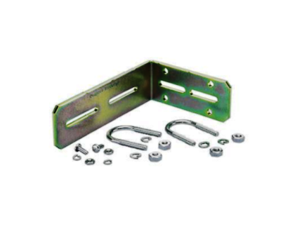 FUSB FiberRunner and Fiber-Duct brackets for 2x2 and 4x4 channel yellow zinc Panduit