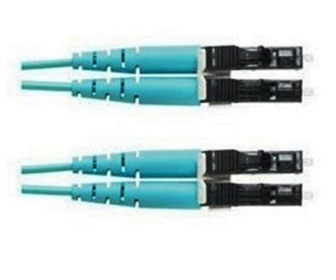 FZE10-10M10 Fiber jumper LC-LC MM OM4 duplex 50/125 aqua 10 mtrs Panduit