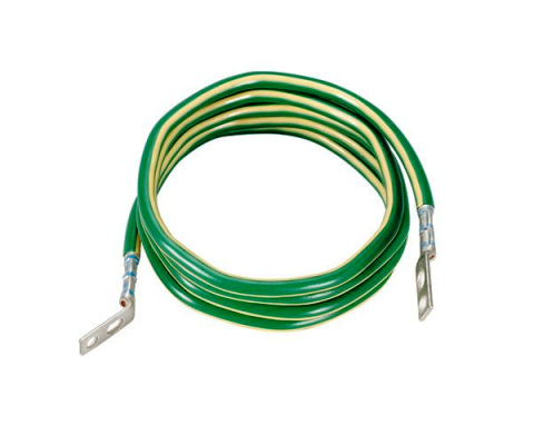 GJ6120UH Jumper Grounding kits 3.5 Mtrs length #6 AWG green wire with yellow horizontal with LCC6-14JAWH-L/LCC6-14JAW-L Panduit