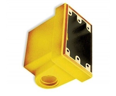 HBL60CM83 Box marine weatherproof 1 gang FD Style deep yellow fiberglass Hubbell