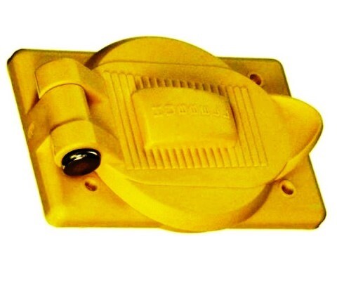 HBL74CM25WOA Faceplate 1 gang weatherproof for receptacles 1.55-1.58 Hubbell