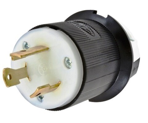 HBL2621 Plug twist-lock 2P3W 30A 250V (L6-30P) (APC 770-0031A) Hubbell