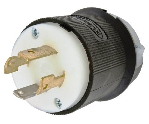 HBL2711 Plug twist-lock 3P4W 30A 125/250V (L14-30P) black Hubbell
