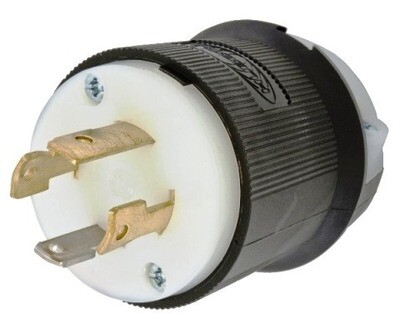 HBL2711 Plug twist-lock 3P4W 30A 125/250V (L14-30P) black Hubbell