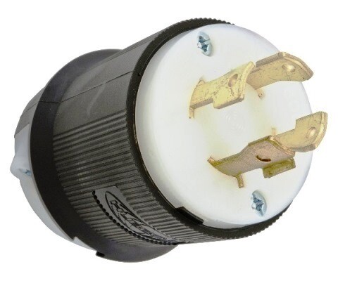 HBL2741 Plug twist-lock 3P4W 30A 600V (L17-30P) black Hubbell