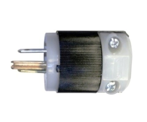 HBL8215C Plug hospital 2P3W 15A 125V (5-15P) black Hubbell