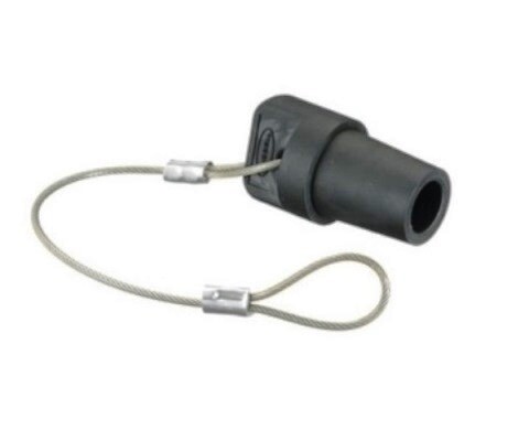 HBLMCAPBK Protective caps for connector 300/400A male black Hubbell