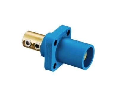 HBLMRBL Receptacle 400A male for panel 300/400A 250V DC/600V AC blue Hubbell