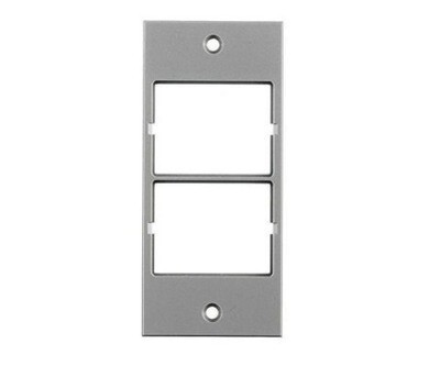 HBLSI305SGY Faceplate 2 PTO for floor-boxes Siemon CT gray Hubbell