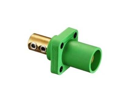 HBLMRGN Receptacle 400A male for panel 300/400A 250V DC/600V AC green Hubbell