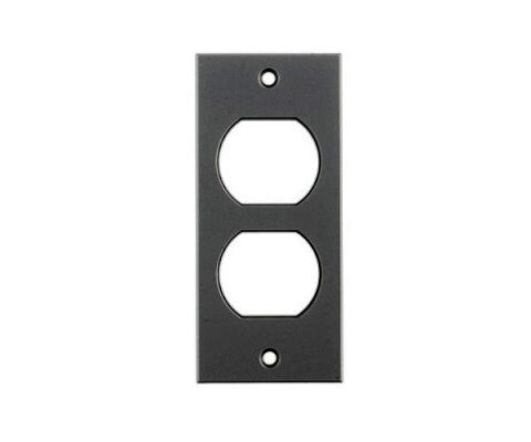 HBLST302SGY Faceplate 1 gang duplex for floor-boxes gray Hubbell