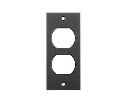 HBLST302SGY Faceplate 1 gang duplex for floor-boxes gray Hubbell