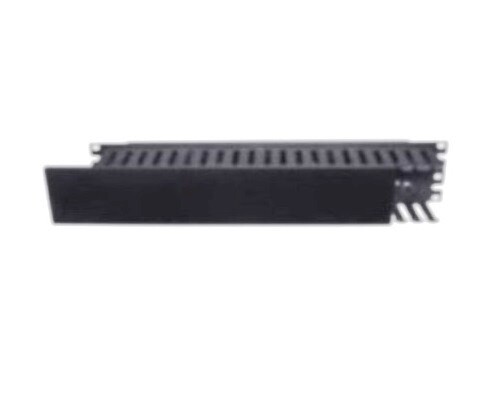 HC219CE3P Organizer horizontal 19&quot; 3.50&quot;H X 19&quot;W Front Duct single sided with cover black 2U Hubbell