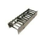 HCM-6-1U Organizer horizontal 19&quot; 3.5&quot;H X 19&quot;W X 6&quot; Fingers dual sided with cover RouteIT black 1U Siemon