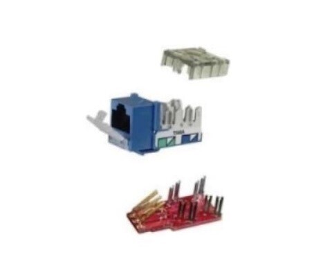 HXJ5EOW Jack CAT5E universal xcelerator office-white Hubbell