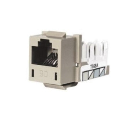 HXJ6OW25 Jack CAT6 universal xcelerator office-white PK25 Hubbell