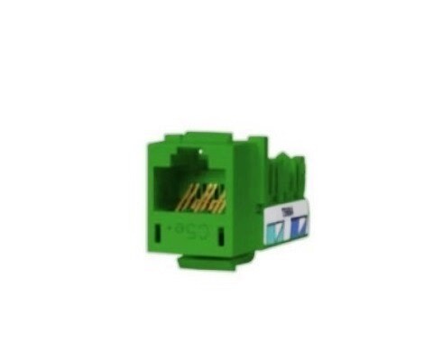 HXJSC5EGN Jack CAT5E universal speedchannel  green Hubbell