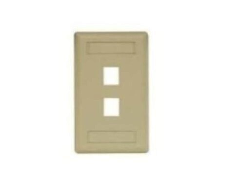 IFP12OW Faceplate 2 PTO 2X4 office-white Hubbell