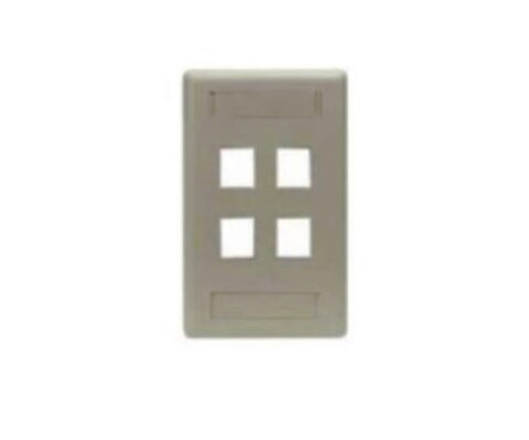 IFP14TI Faceplate 4 PTO 2X4 gray Hubbell