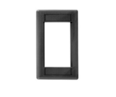 IMF1BK Faceplate 1gang phono/data/multimedia black hubbell