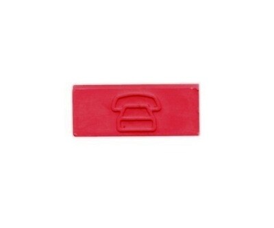 IR100T Icon telephone red PK100 Hubbell