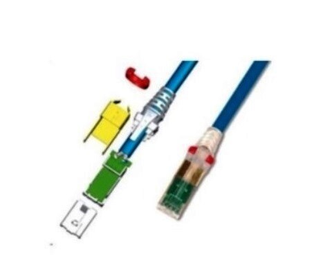 MC6A-S01M-02L Patch cord CAT6A 1M pk100 white Siemon