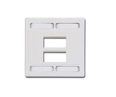 MX-FP-D-06-02 Faceplate 6 PTO max 4X4 white Siemon